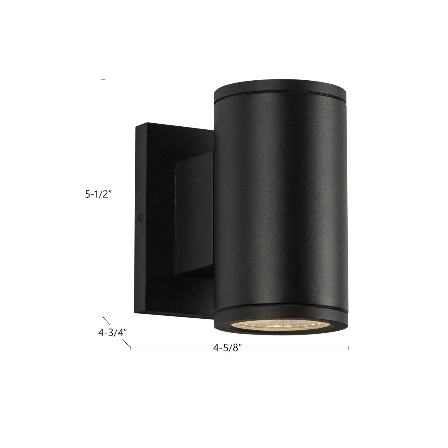 Kuzco Lighting - EW44206-BK-UNV - LED Exterior Wall Mount - Griffith - Textured Black