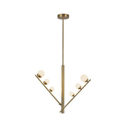 Kuzco Lighting - PD55520-BG/OP - LED Pendant - Juniper - Brushed Gold/Opal Glass