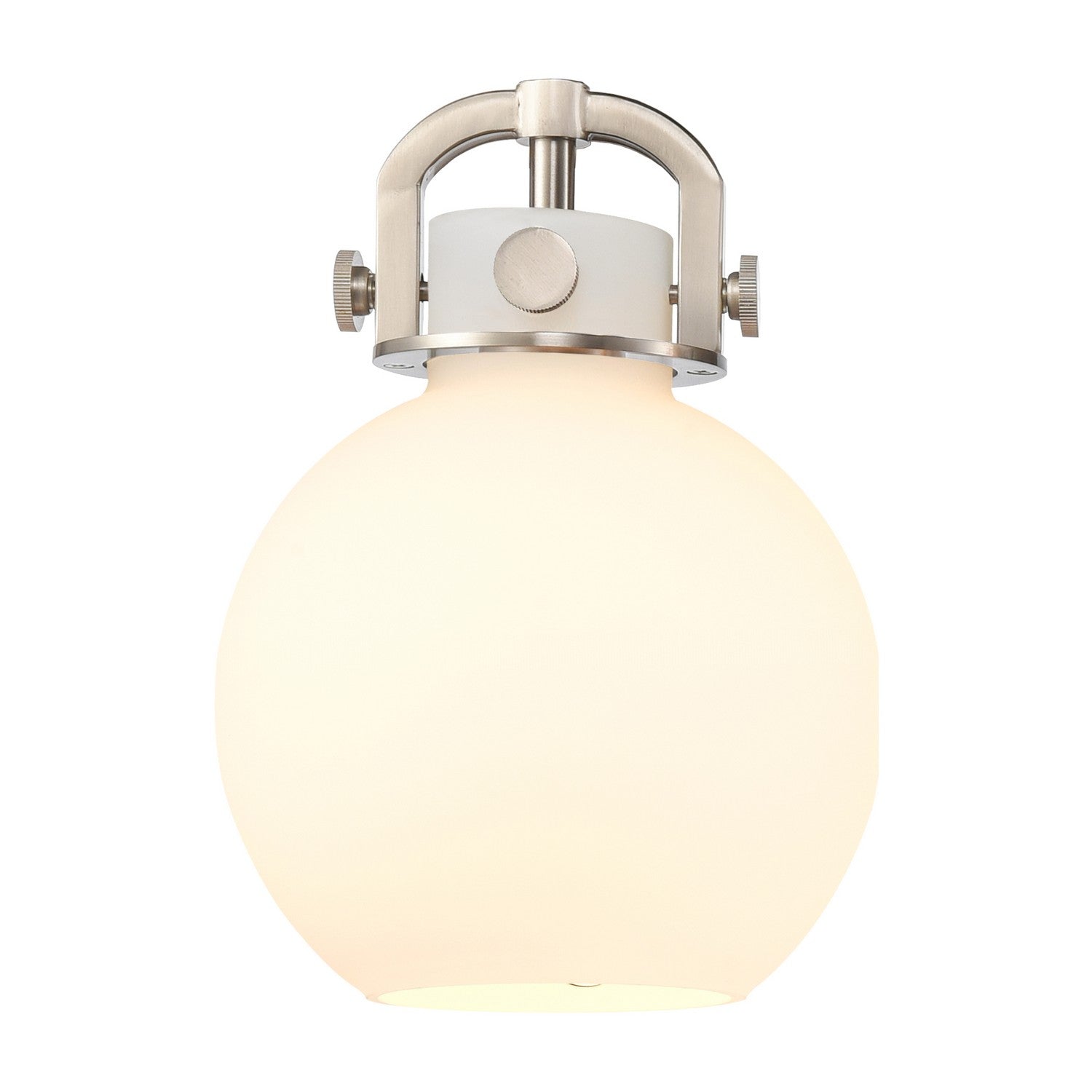 Innovations - G410-7WH - Glass - Downtown Urban - Cased Matte White Newton Sphere