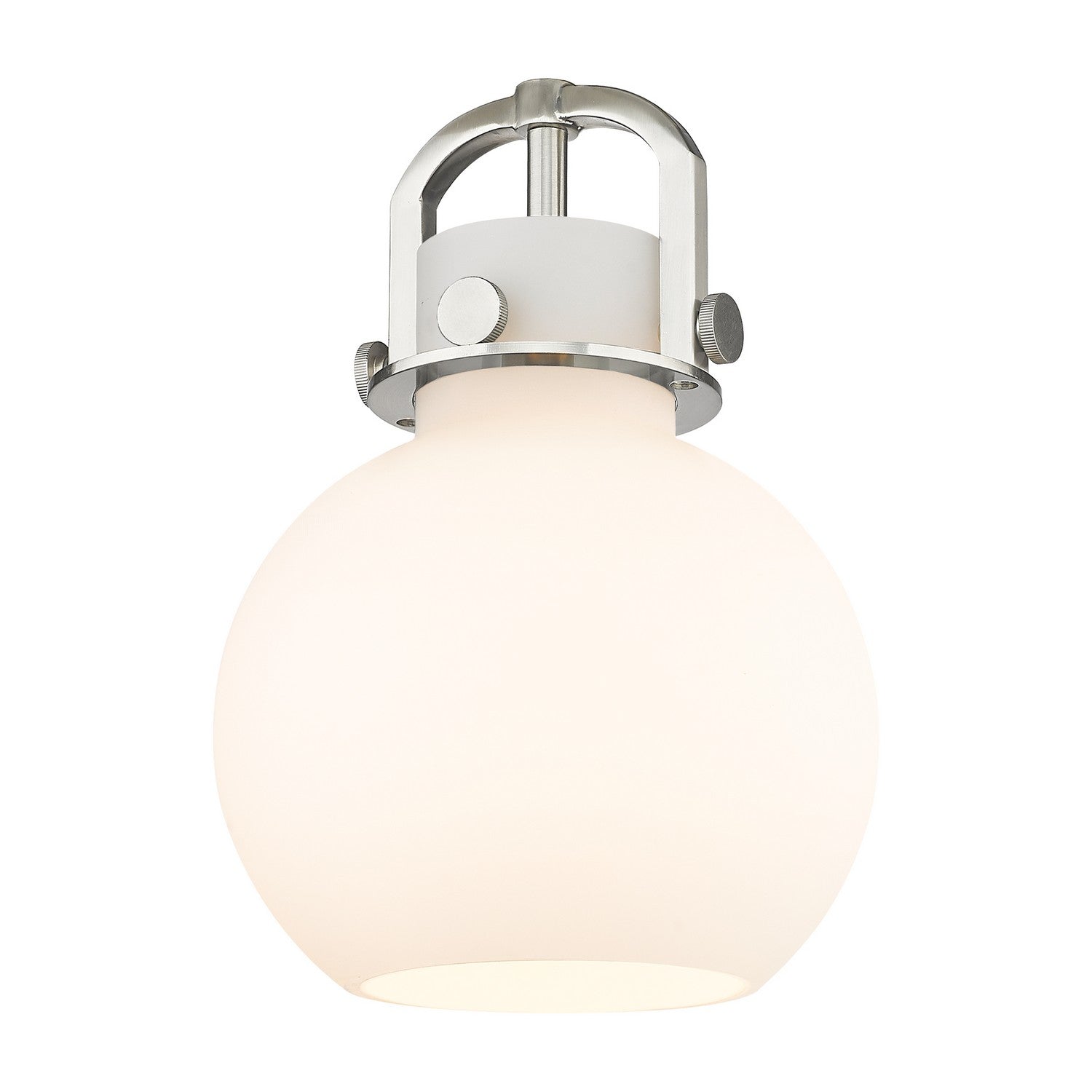 Innovations - G410-8WH - Glass - Downtown Urban - Cased Matte White Newton Sphere
