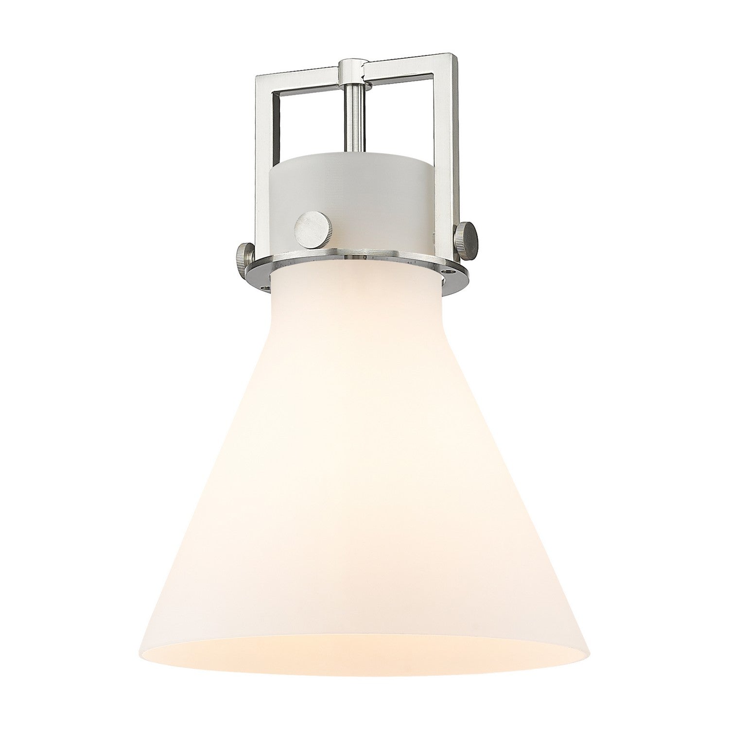 Innovations - G411-10WH - Glass - Downtown Urban - Cased Matte White Newton Cone