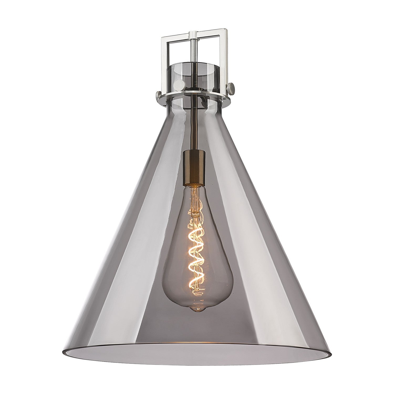 Innovations - G411-18SM - Glass - Downtown Urban - Light Smoke Newton Cone