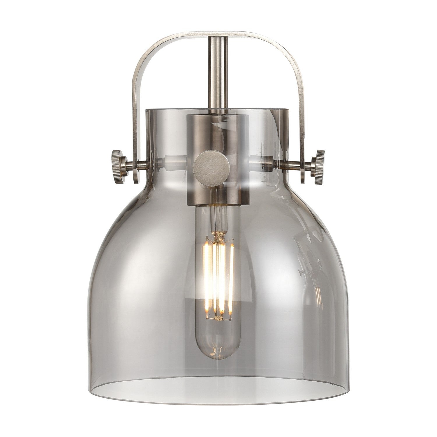 Innovations - G412-6SM - Glass - Downtown Urban - Light Smoke Pilaster II