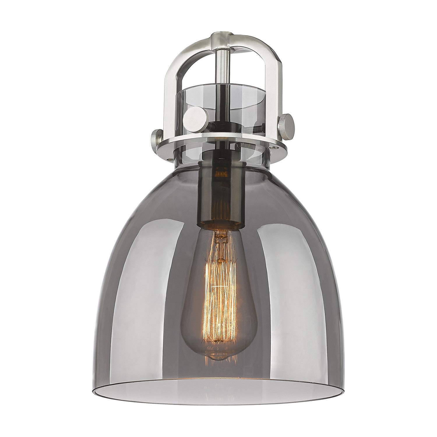Innovations - G412-8SM - Glass - Downtown Urban - Light Smoke Newton Bell