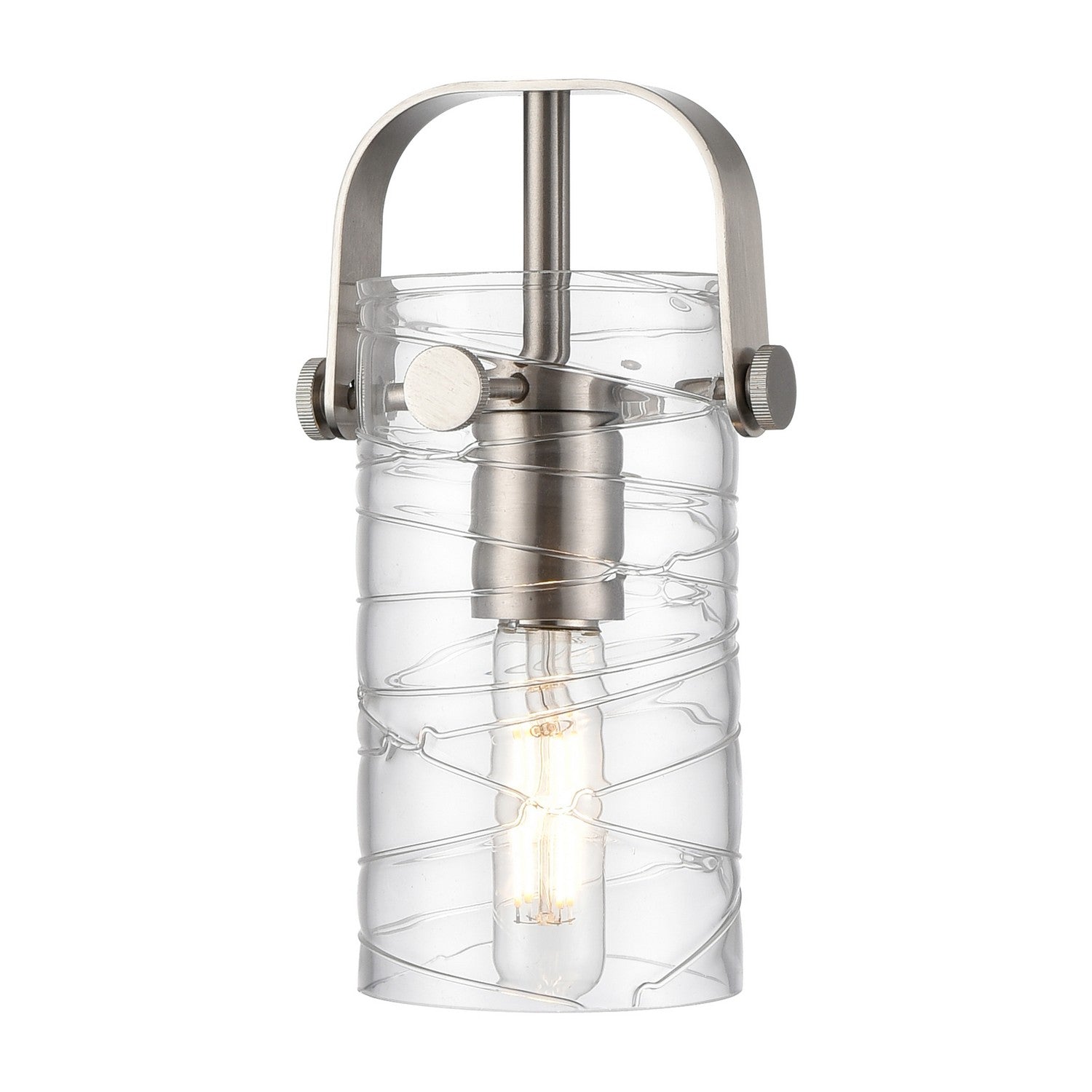 Innovations - G423-7DE - Glass - Downtown Urban - Deco Swirl Pilaster II