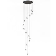 ET2 - E21569-142BK - LED Pendant - Dewdrop - Black
