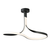 ET2 - E30660-BK - LED Semi-Flush Mount - Serpentine - Black