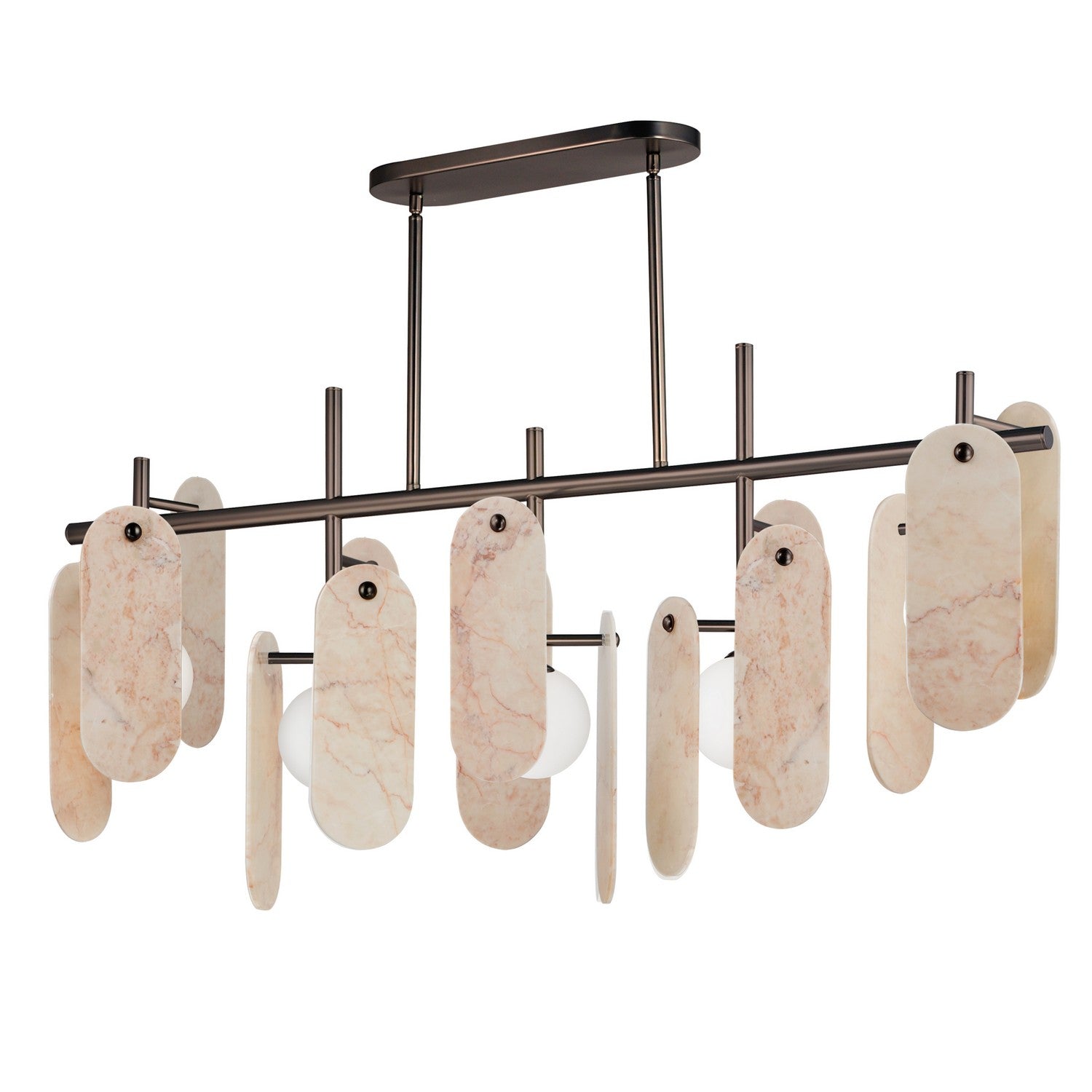 Studio M - SM24825RJBBZ - LED Linear Pendant - Megalith - Stone - Brushed Bronze