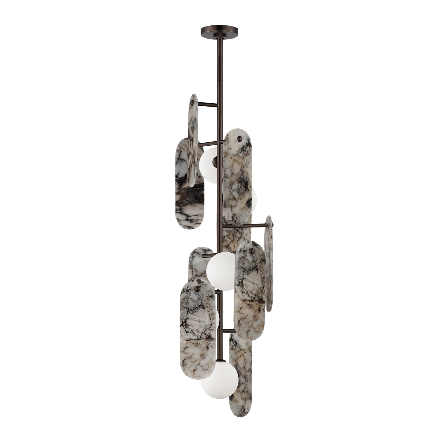 Studio M - SM24827ARYBBZ - LED Pendant - Megalith - Stone - Brushed Bronze