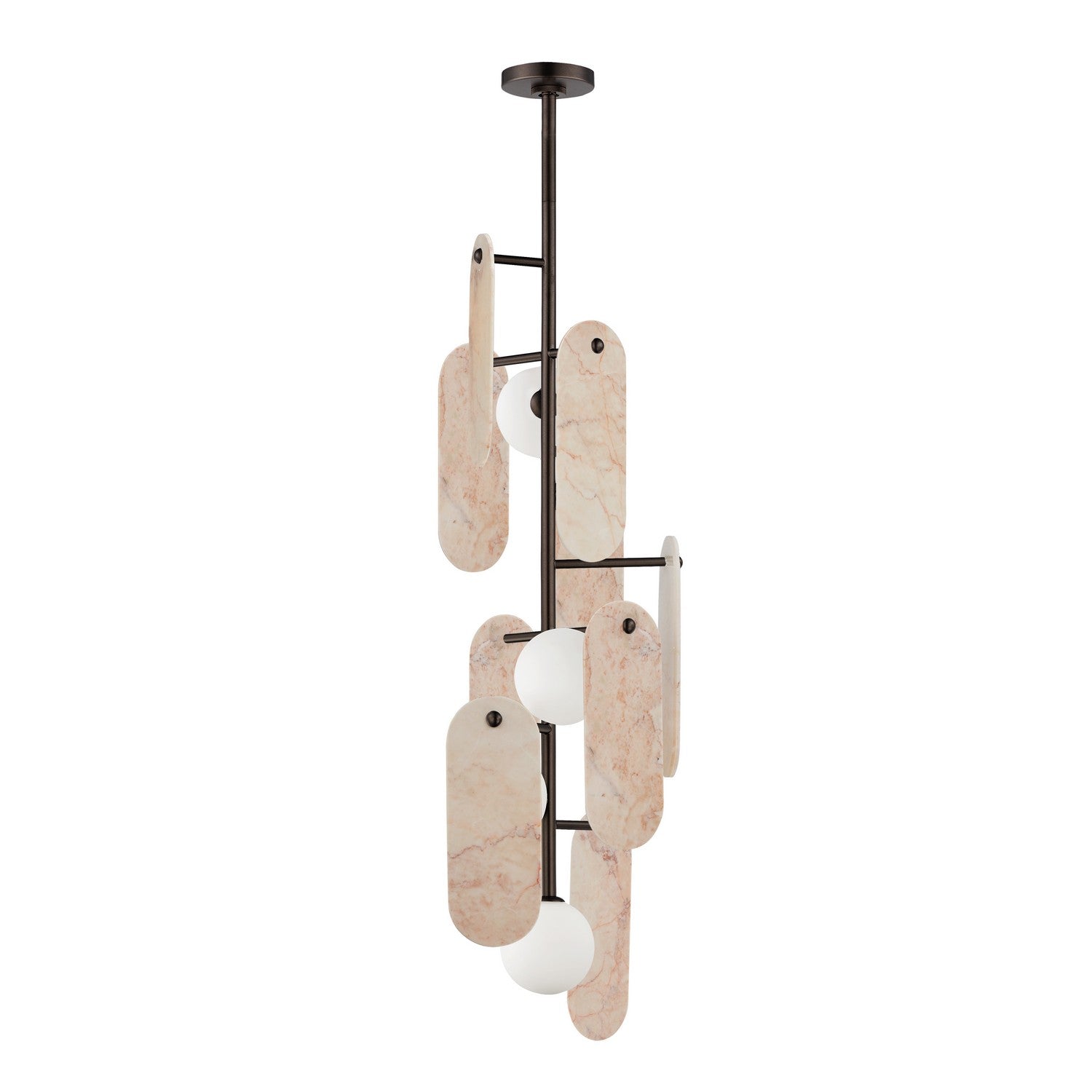 Studio M - SM24827RJBBZ - LED Pendant - Megalith - Stone - Brushed Bronze