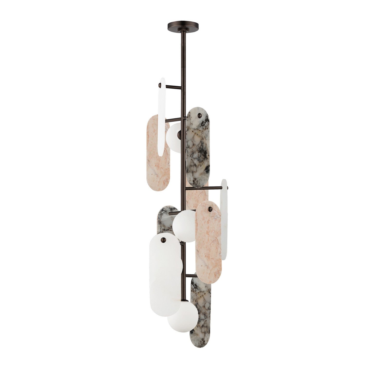 Studio M - SM24827VSBBZ - LED Pendant - Megalith - Stone - Brushed Bronze