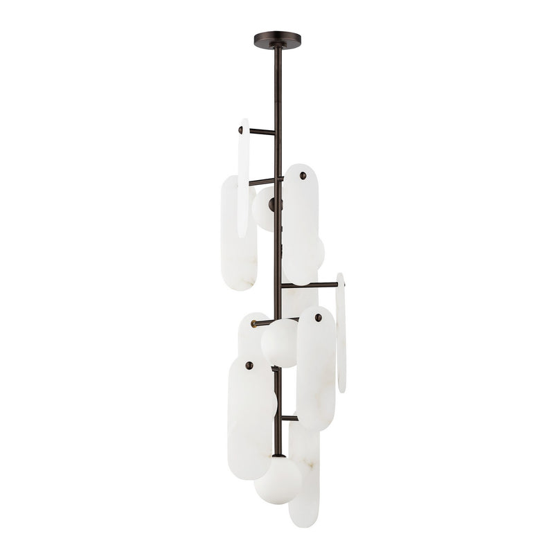 Studio M - SM24827WABBZ - LED Pendant - Megalith - Stone - Brushed Bronze