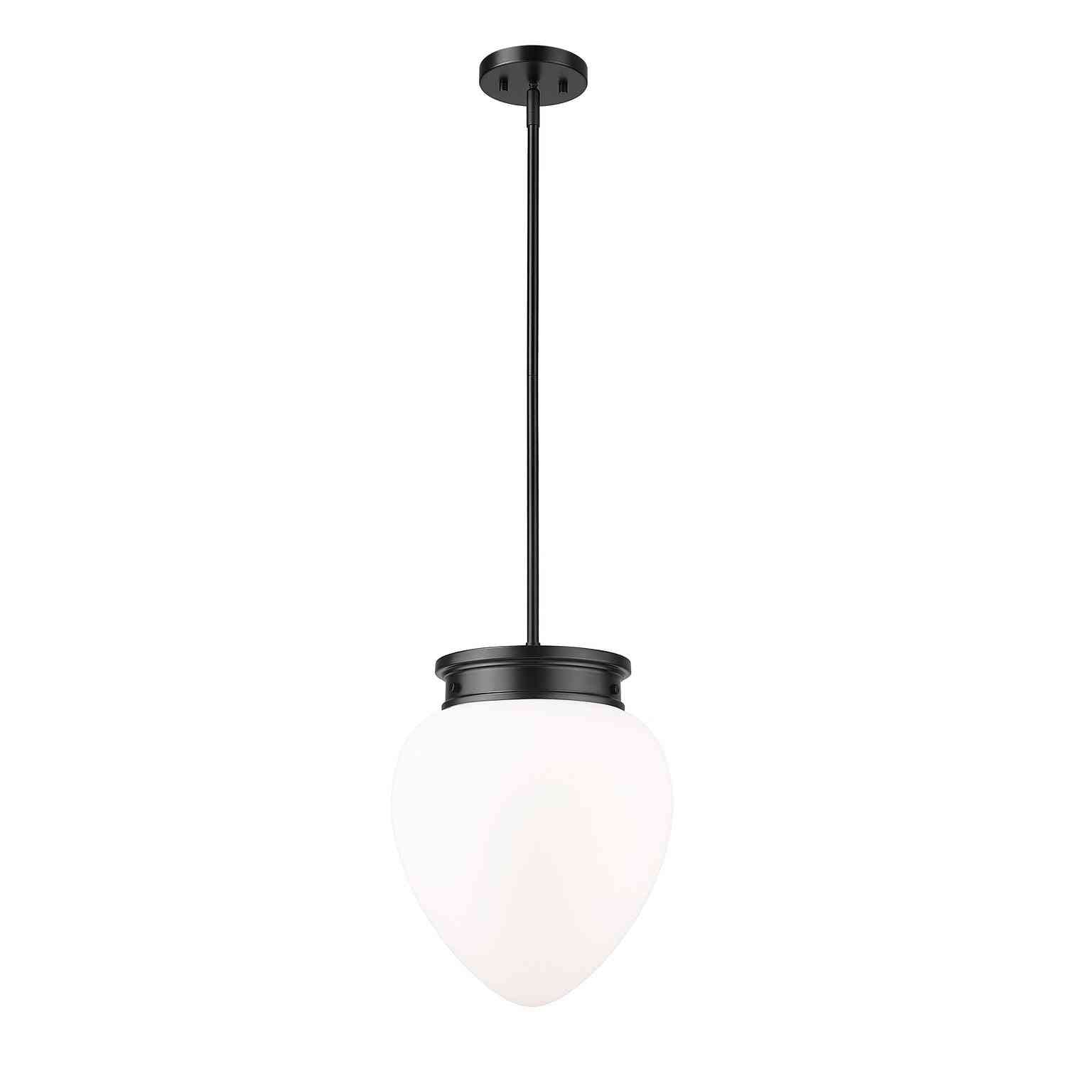 Z-Lite - 1945P12-MB - One Light Pendant - Gideon - Matte Black
