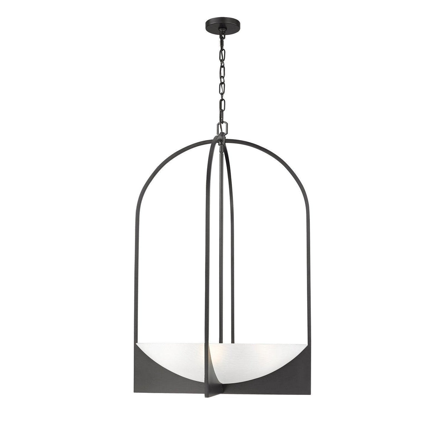 Z-Lite - 1947-38MB - Six Light Chandelier - Devon - Matte Black
