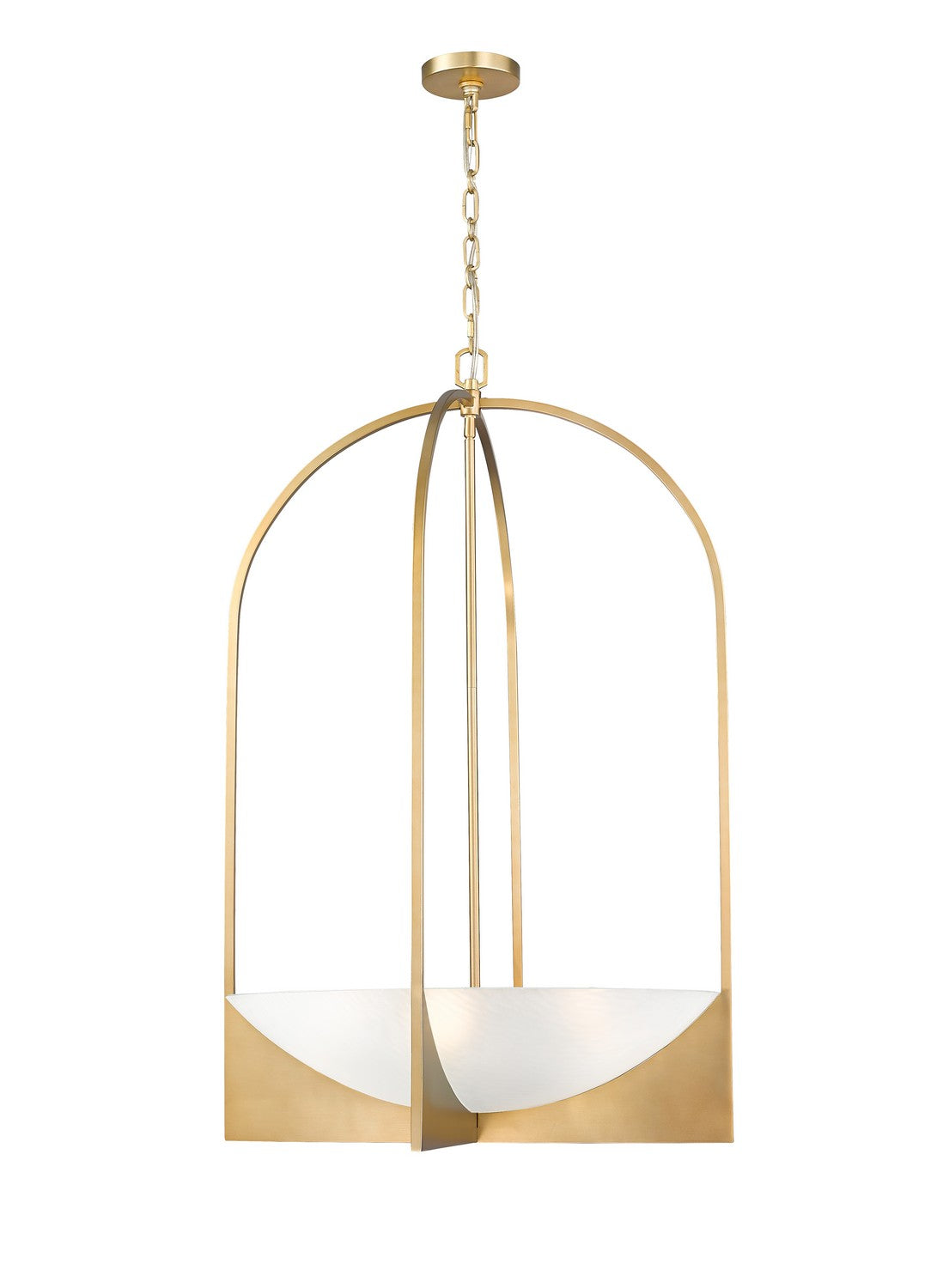 Z-Lite - 1947-38MGLD - Six Light Chandelier - Devon - Modern Gold