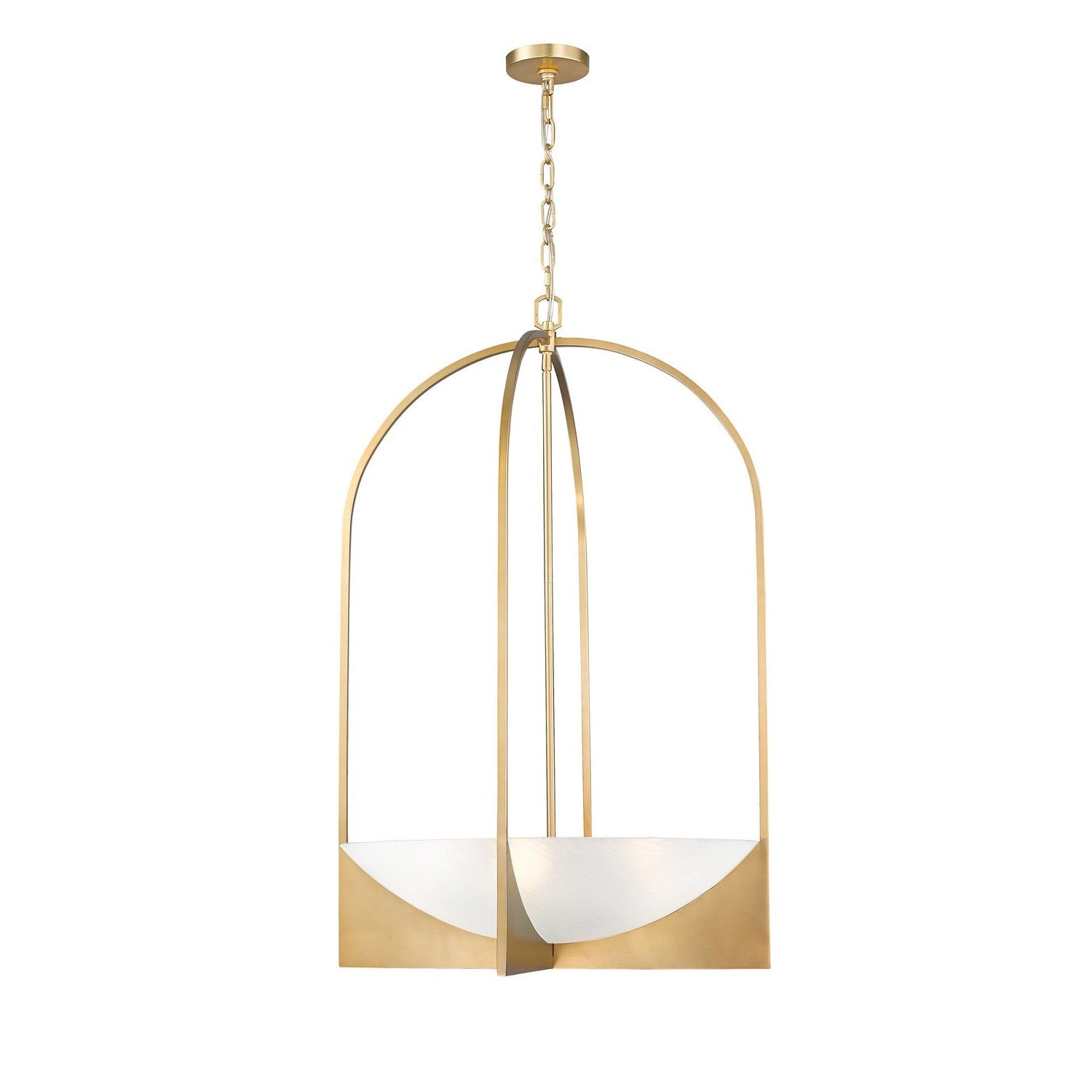Z-Lite - 1947-38MGLD - Six Light Chandelier - Devon - Modern Gold