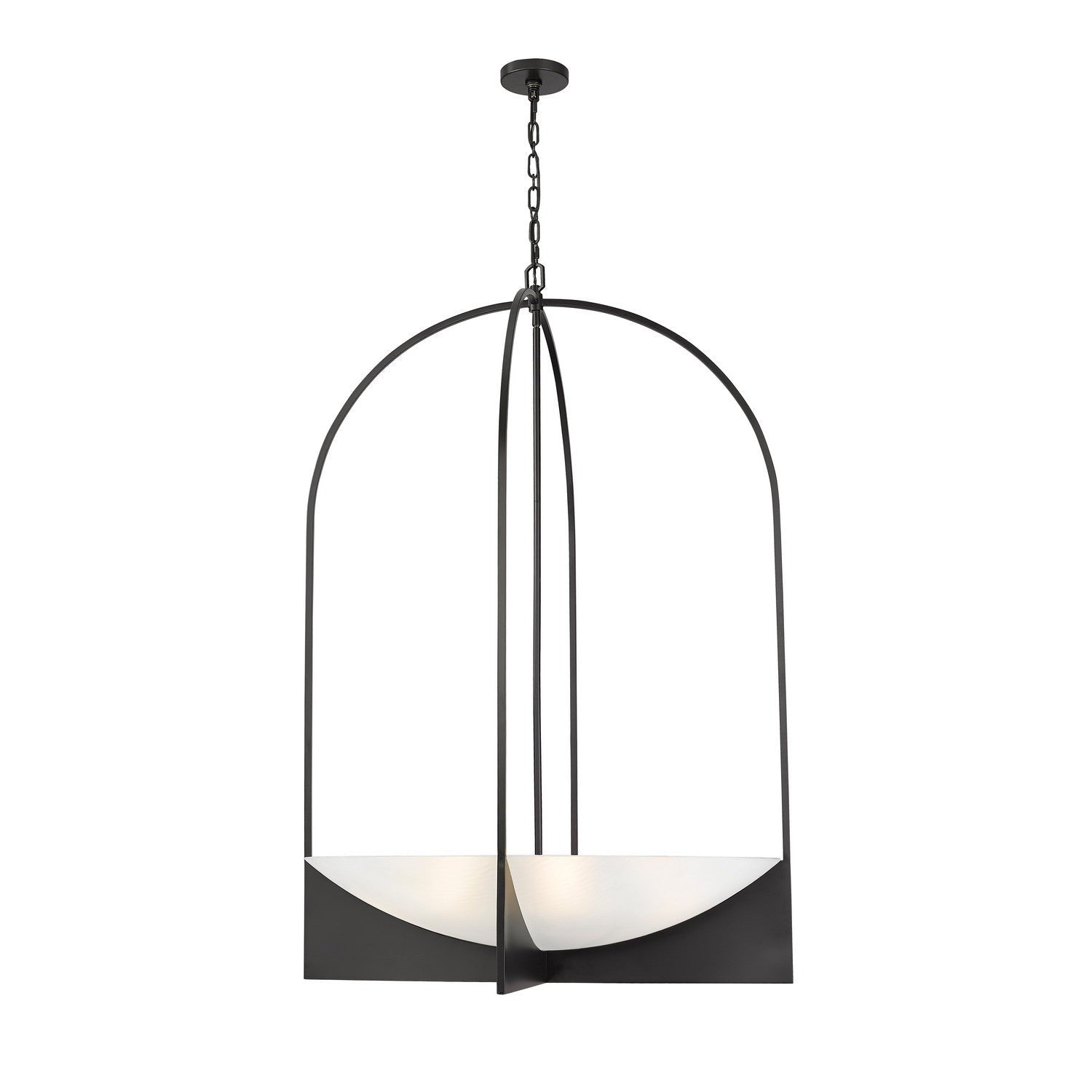 Z-Lite - 1947-48MB - Eight Light Chandelier - Devon - Matte Black