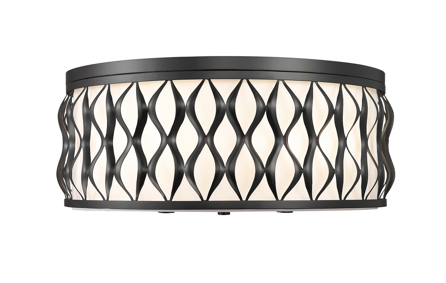 Z-Lite - 1948F20-MB - Five Light Flush mount - Harden - Matte Black