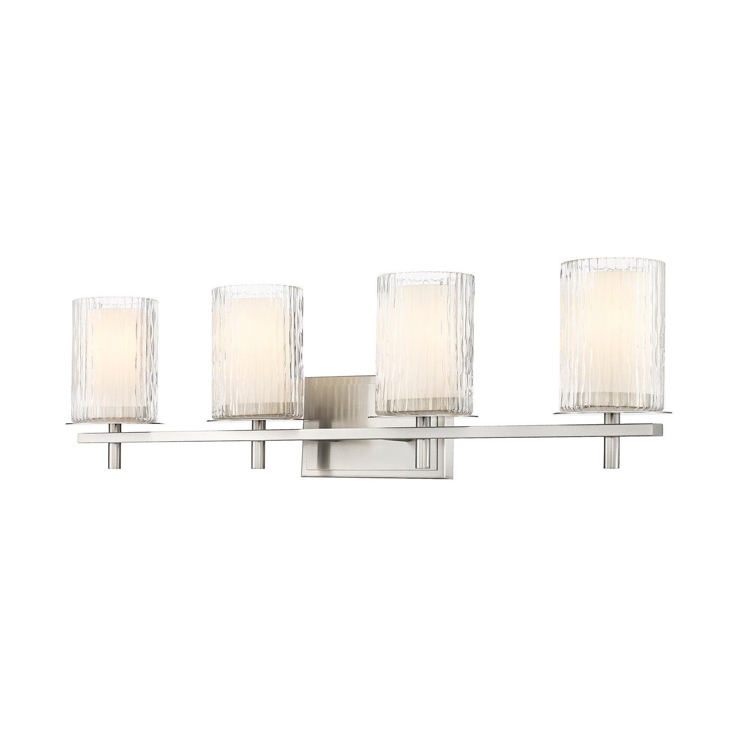 Z-Lite - 1949-4V-BN - Four Light Vanity - Grayson - Brushed Nickel