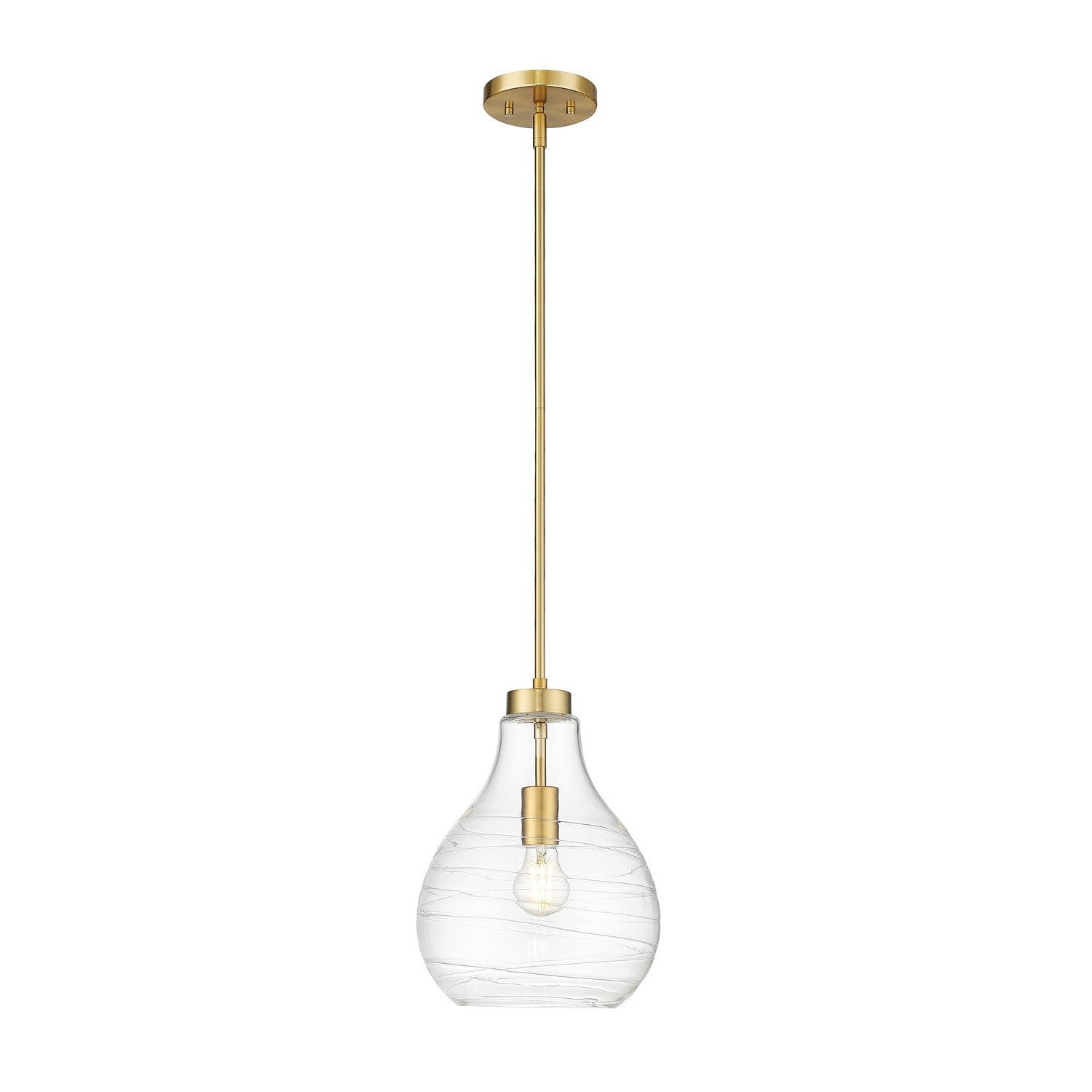 Z-Lite - 496P10-MGLD - One Light Pendant - Bon Air - Modern Gold