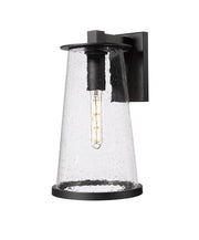 Z-Lite - 5004B-BK - One Light Outdoor Wall Light - Bar Harbor - Sand Black