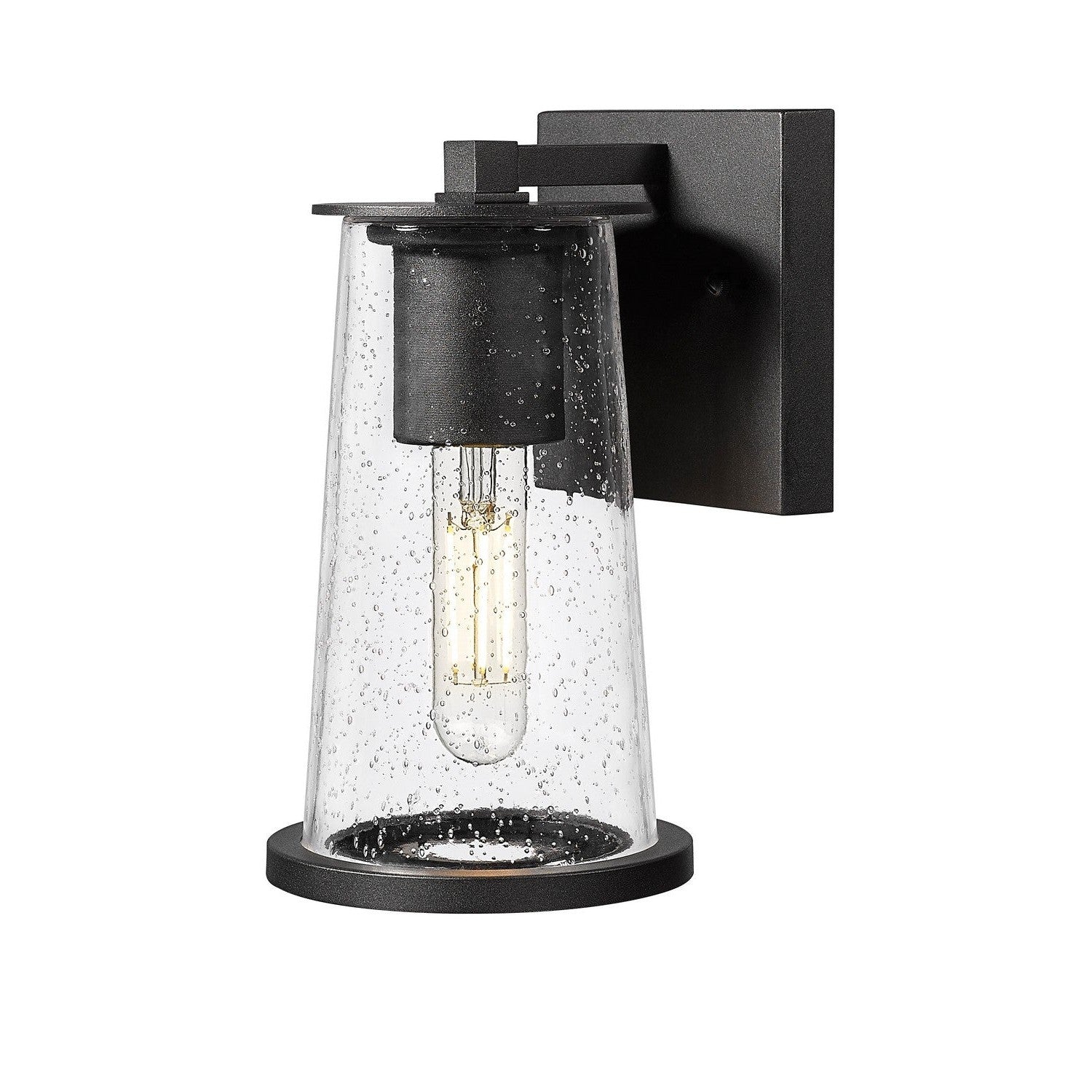 Z-Lite - 5004S-BK - One Light Outdoor Wall Light - Bar Harbor - Sand Black
