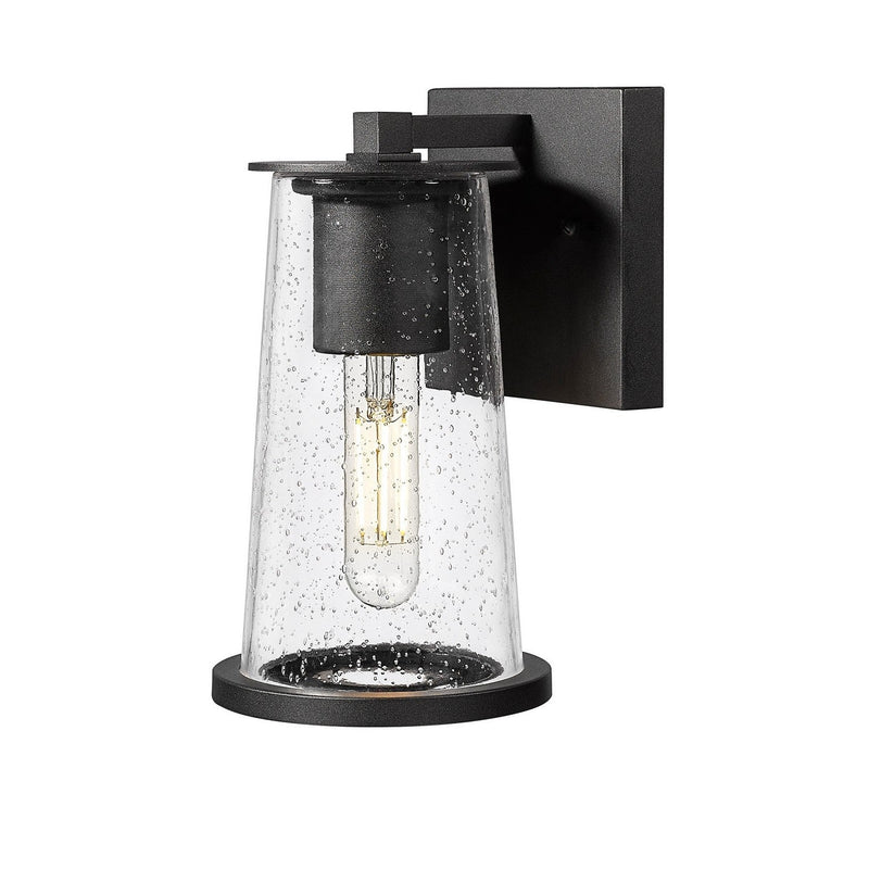 Z-Lite - 5004S-BK - One Light Outdoor Wall Light - Bar Harbor - Sand Black