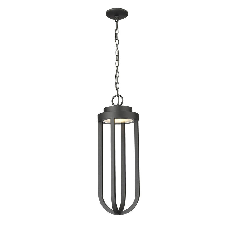 Z-Lite - 5005CHB-BK-LED - LED Outdoor Chain Mount Ceiling Fixture - Leland - Sand Black