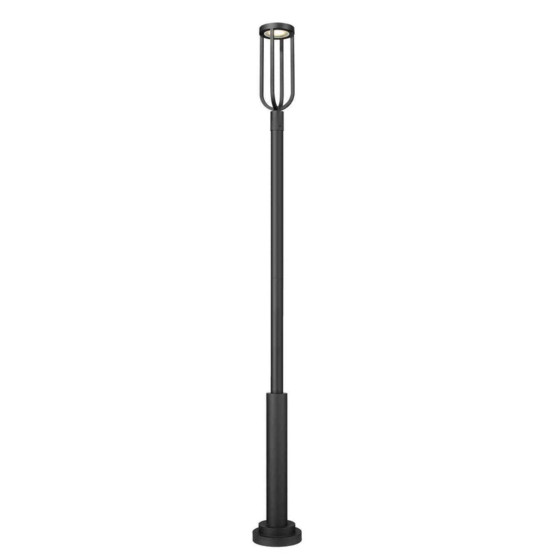 Z-Lite - 5005PHB-5010P-BK-LED - LED Outdoor Post Moun Fixture - Leland - Sand Black