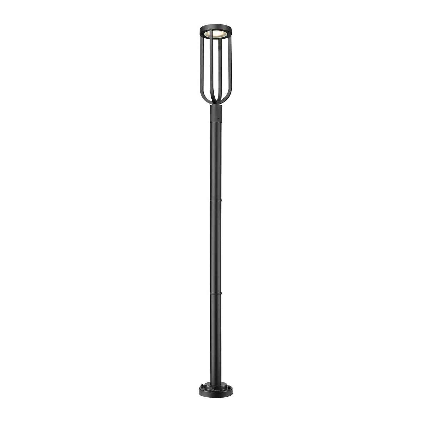Z-Lite - 5005PHB-5012P-BK-LED - LED Outdoor Post Moun Fixture - Leland - Sand Black