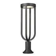 Z-Lite - 5005PHB-553PM-BK-LED - LED Outdoor Pier Mounted Fixture - Leland - Sand Black