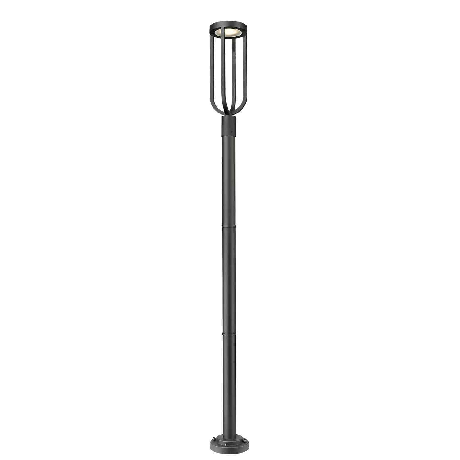 Z-Lite - 5005PHB-567P-BK-LED - LED Outdoor Post Moun Fixture - Leland - Sand Black