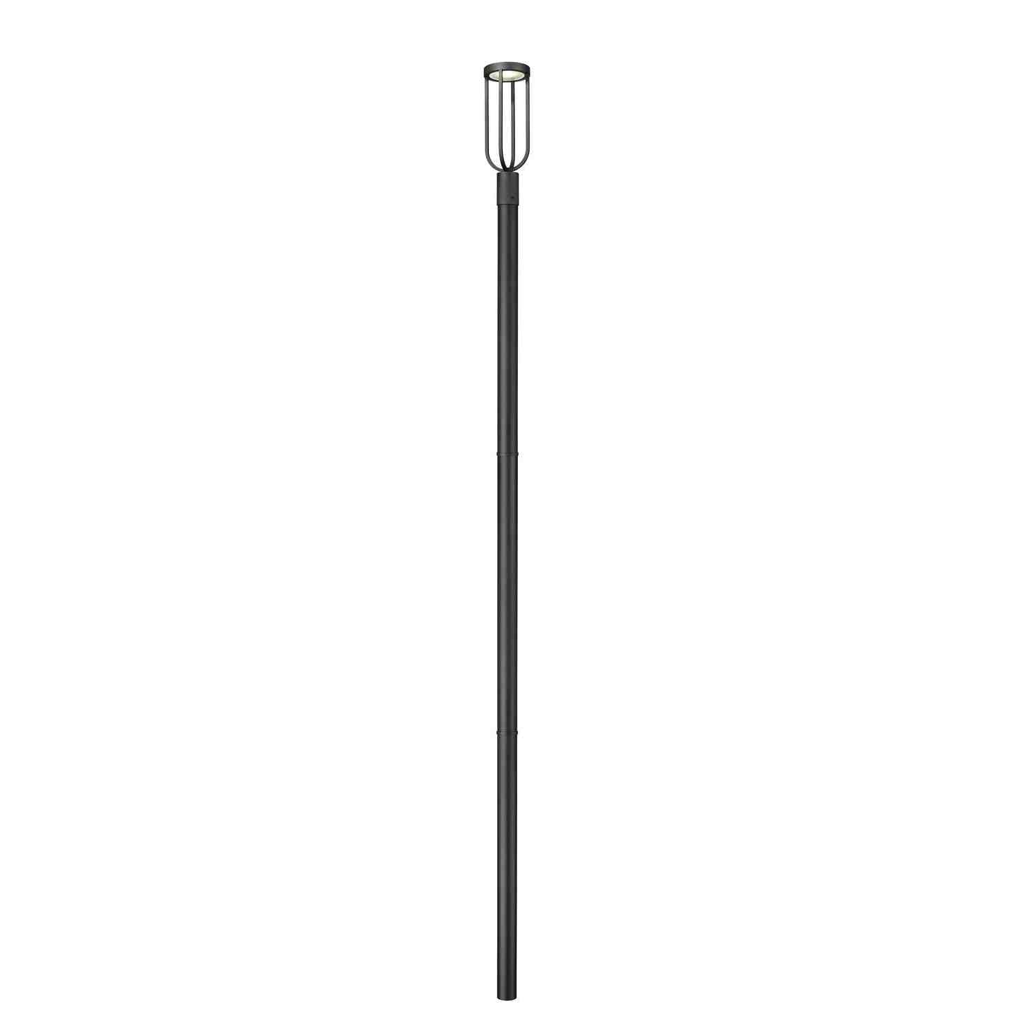 Z-Lite - 5005PHM-5009P120-BK - LED Outdoor Post Moun Fixture - Leland - Sand Black