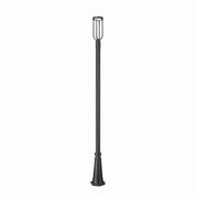 Z-Lite - 5005PHM-5011P-BK-LED - LED Outdoor Post Moun Fixture - Leland - Sand Black