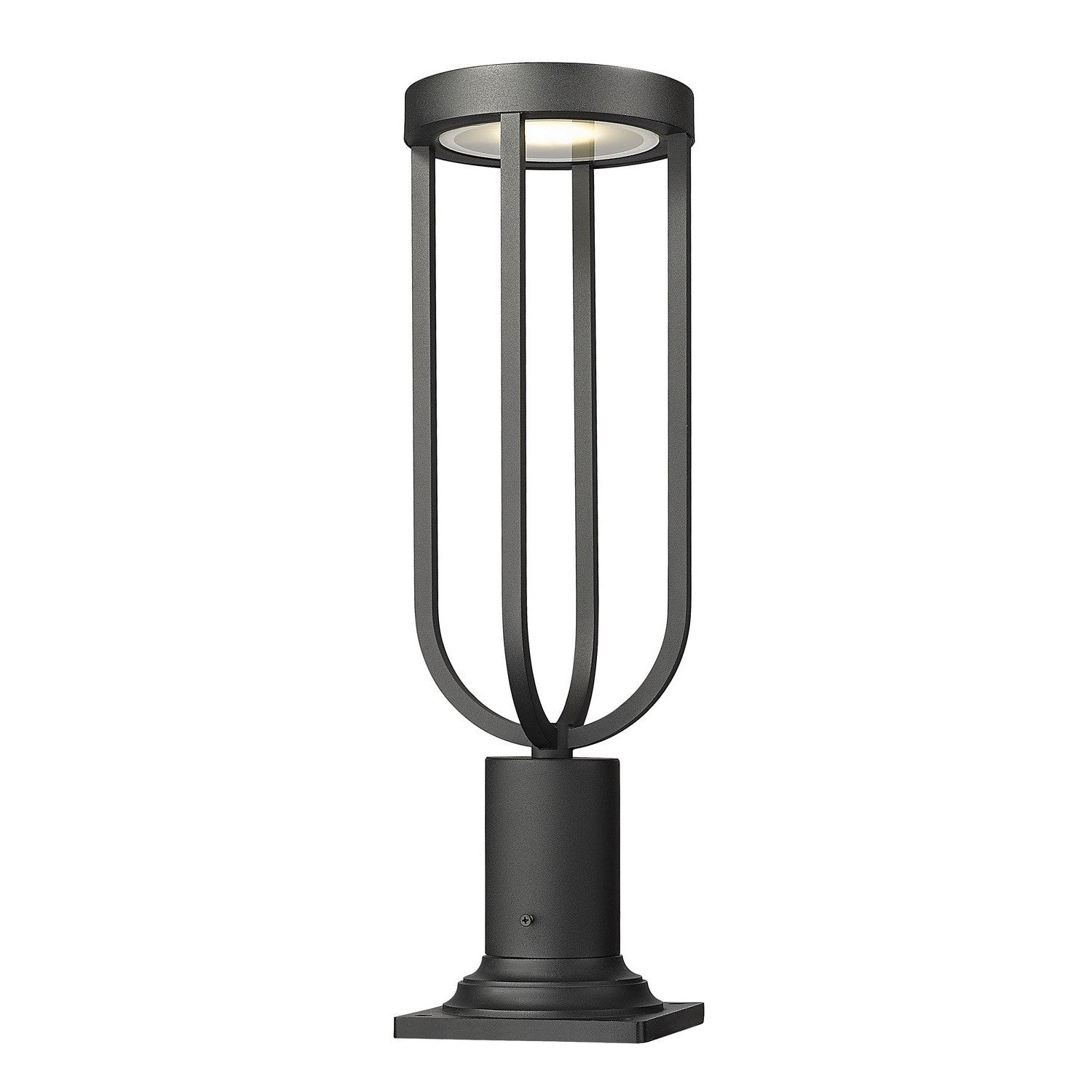 Z-Lite - 5005PHM-533PM-BK-LED - LED Outdoor Pier Mounted Fixture - Leland - Sand Black