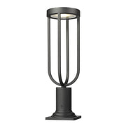Z-Lite - 5005PHM-533PM-BK-LED - LED Outdoor Pier Mounted Fixture - Leland - Sand Black