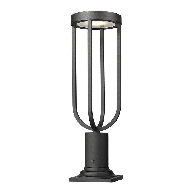 Z-Lite - 5005PHM-533PM-BK-LED - LED Outdoor Pier Mounted Fixture - Leland - Sand Black