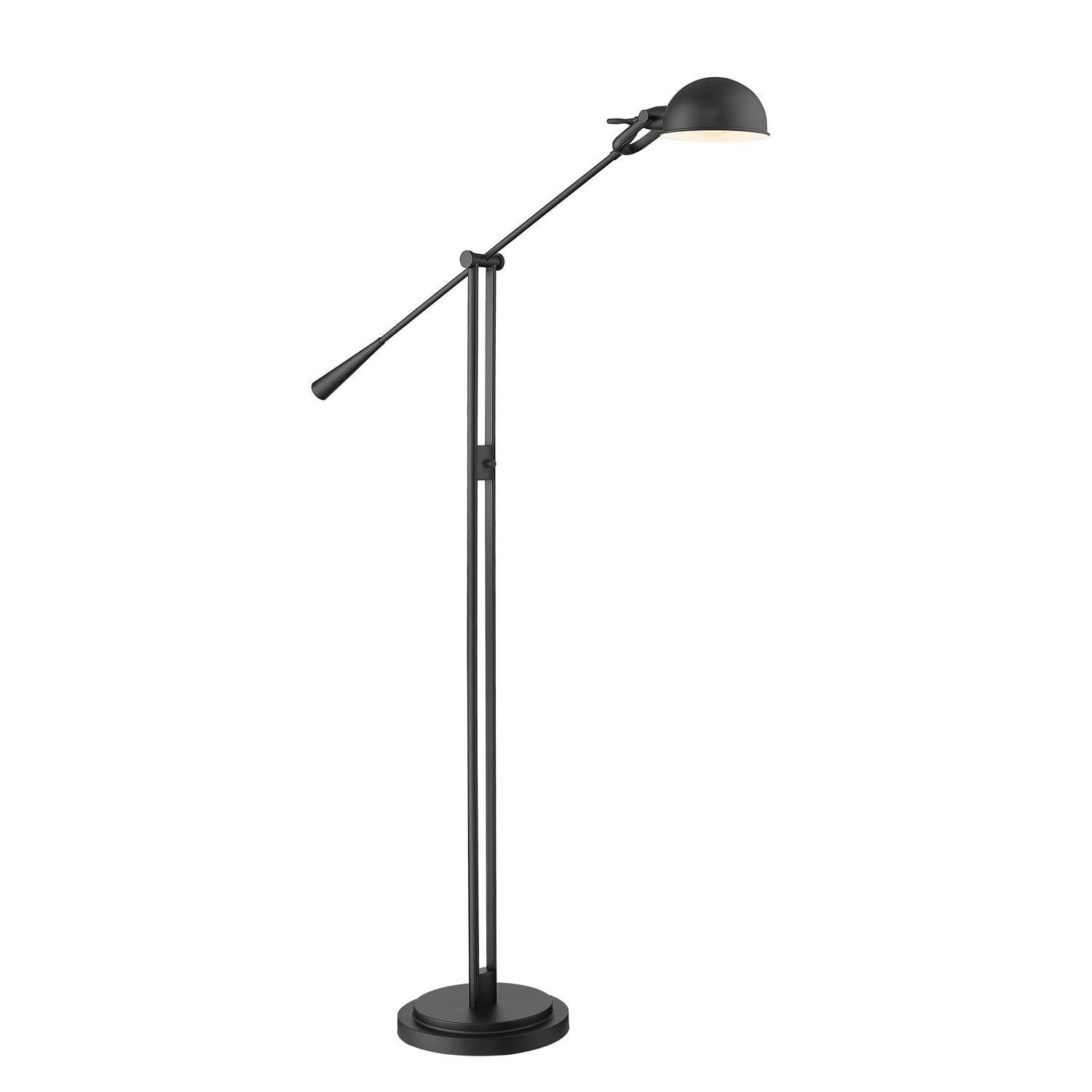 Z-Lite - 741FL-MB - One Light Floor Lamp - Grammercy Park - Matte Black