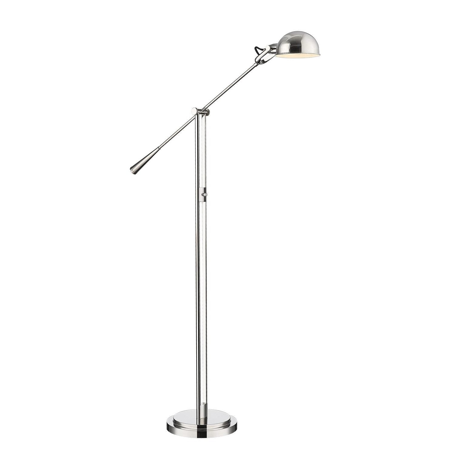 Z-Lite - 741FL-PN - One Light Floor Lamp - Grammercy Park - Polished Nickel