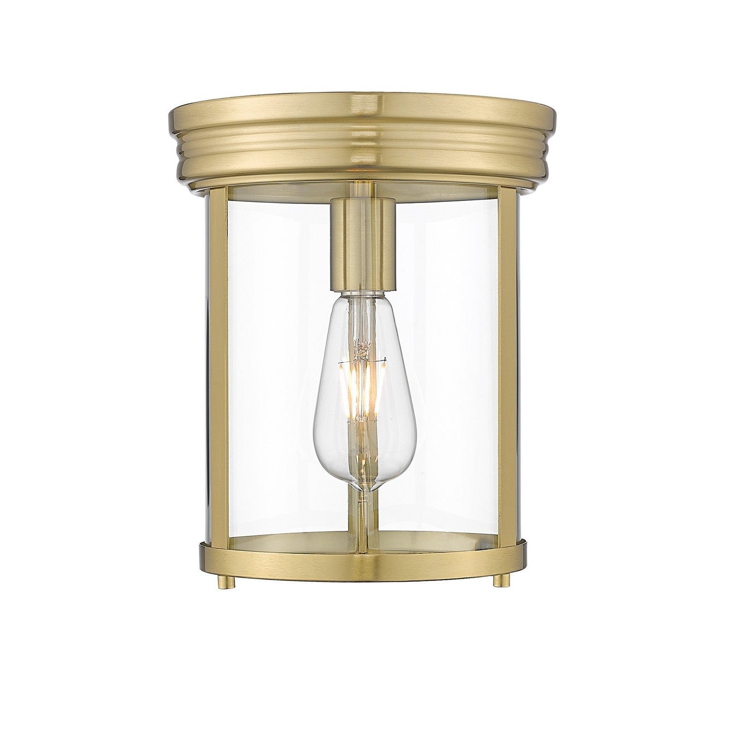 Z-Lite - 742F9-LG - One Light Flush Mount - Thayer - Luxe Gold