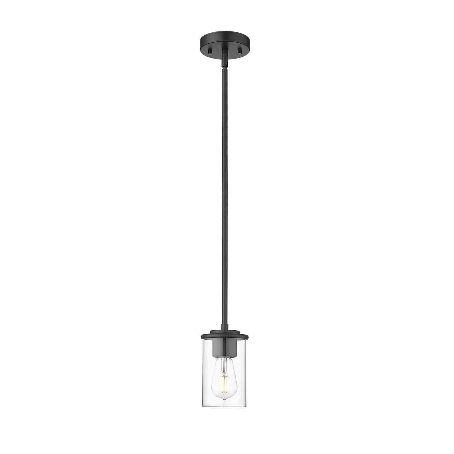 Z-Lite - 742MP-MB - One Light Pendant - Thayer - Matte Black