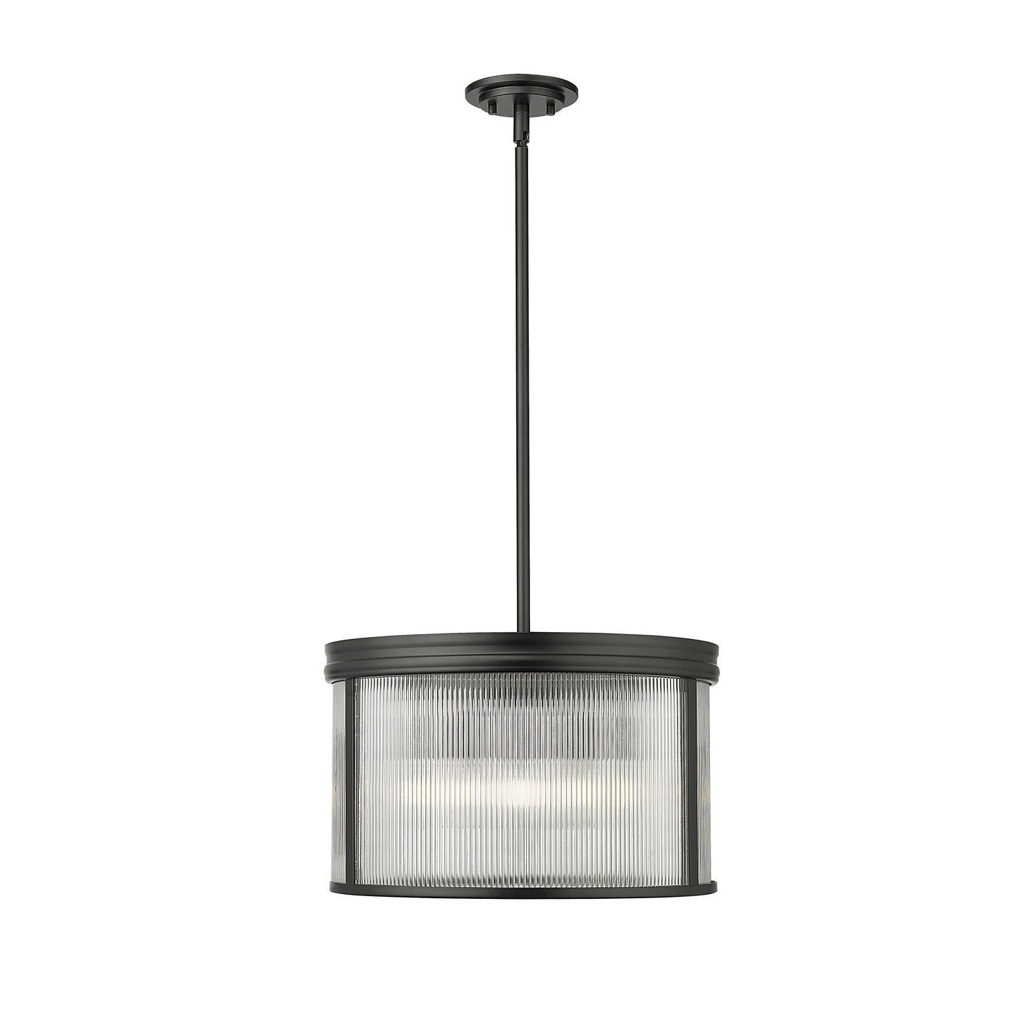 Z-Lite - 7504P18-MB - Five Light Pendant - Carnaby - Matte Black