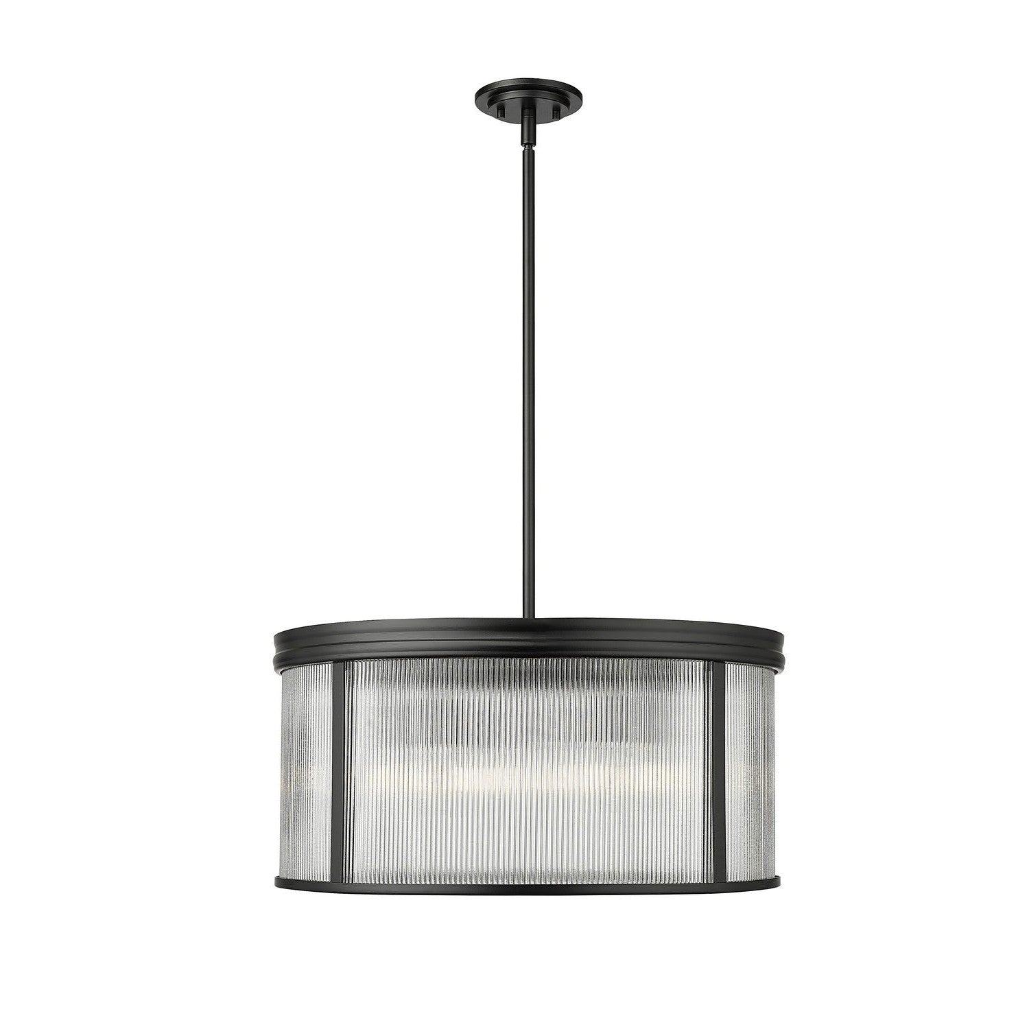 Z-Lite - 7504P24-MB - Six Light Chandelier - Carnaby - Matte Black