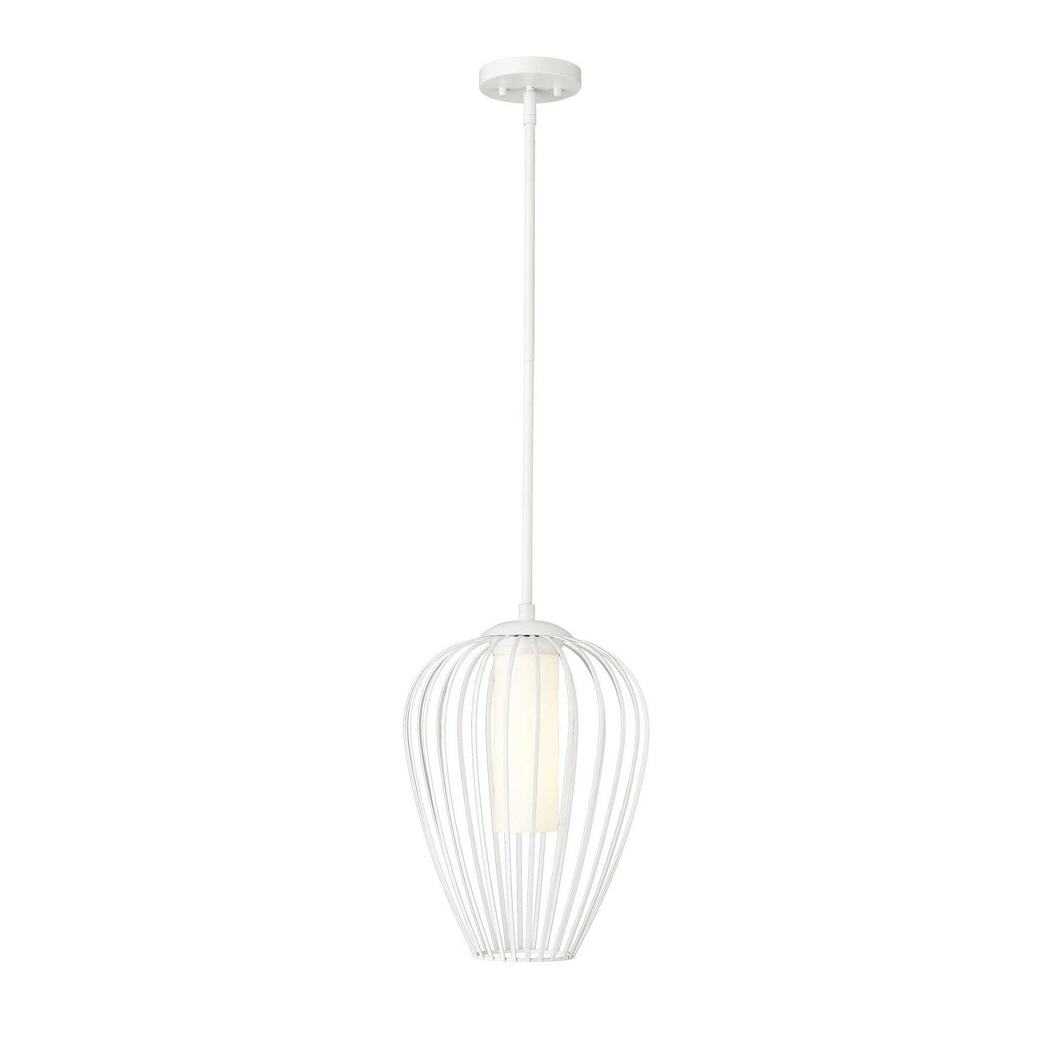 Z-Lite - 7507-12TW - One Light Pendant - Savanti - Textured White