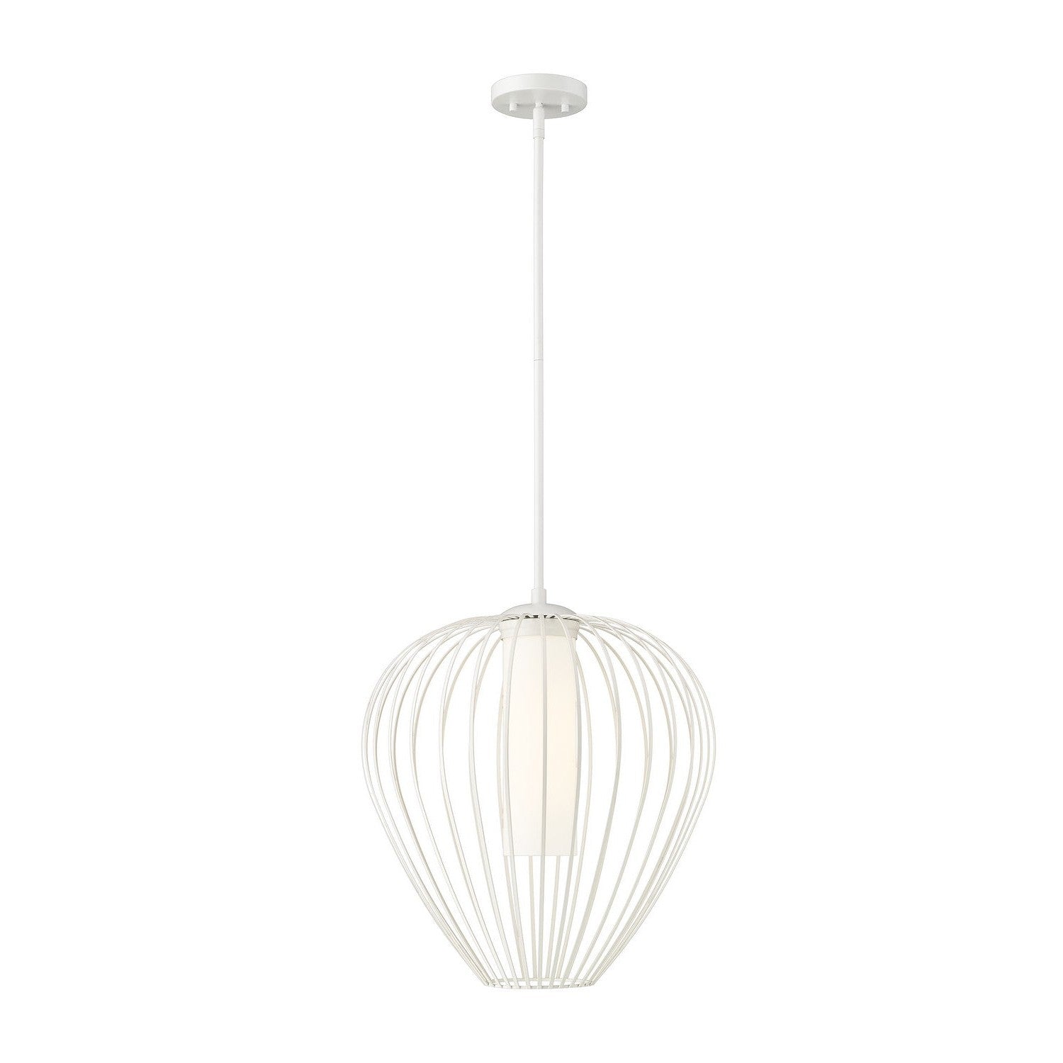 Z-Lite - 7507-18TW - One Light Pendant - Savanti - Textured White