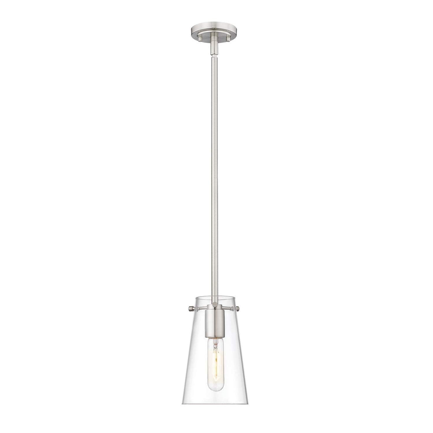 Z-Lite - 7508MP-ROD-BN - One Light Pendant - Kira - Brushed Nickel