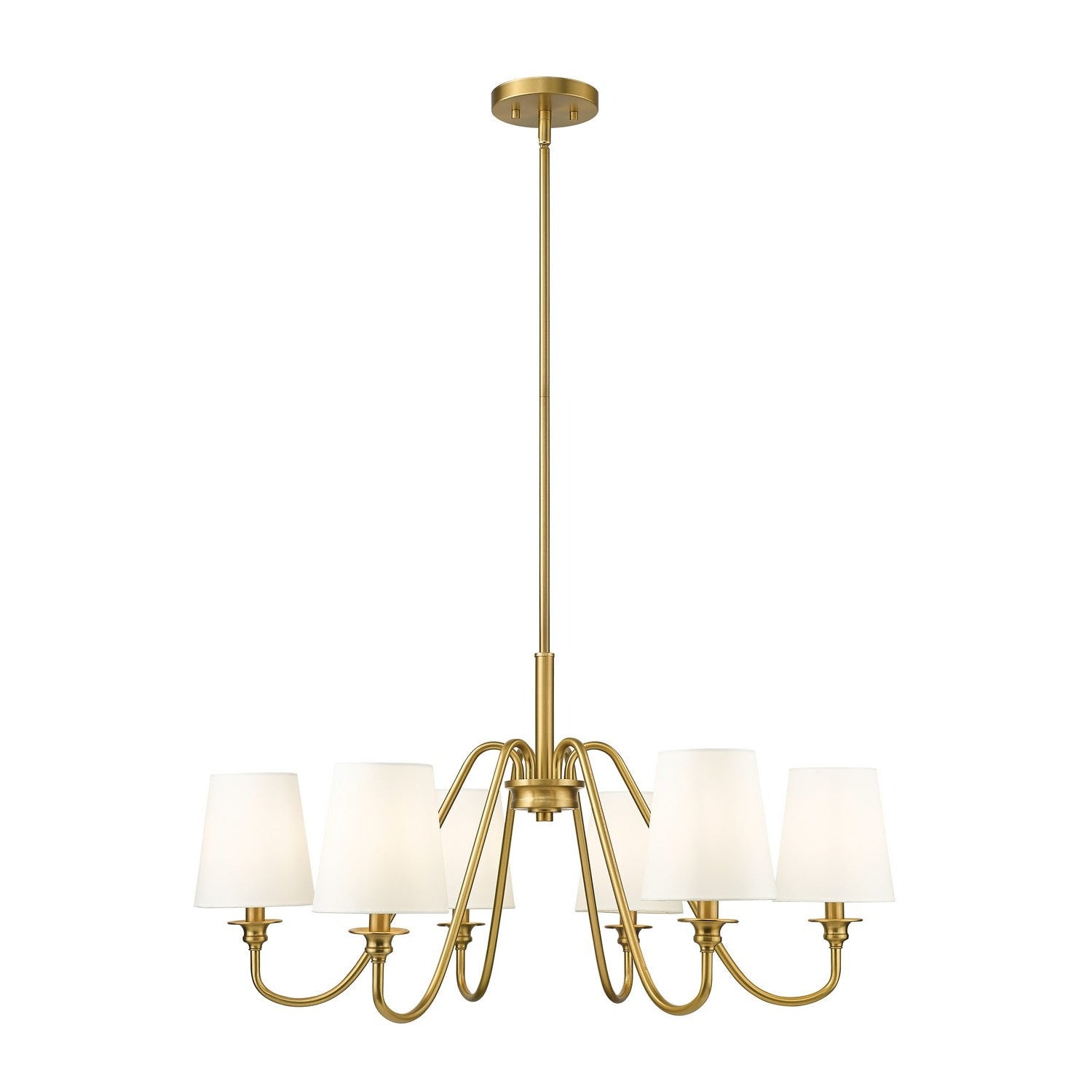 Z-Lite - 7509-6-32MGLD - Six Light Chandelier - Gianna - Modern Gold