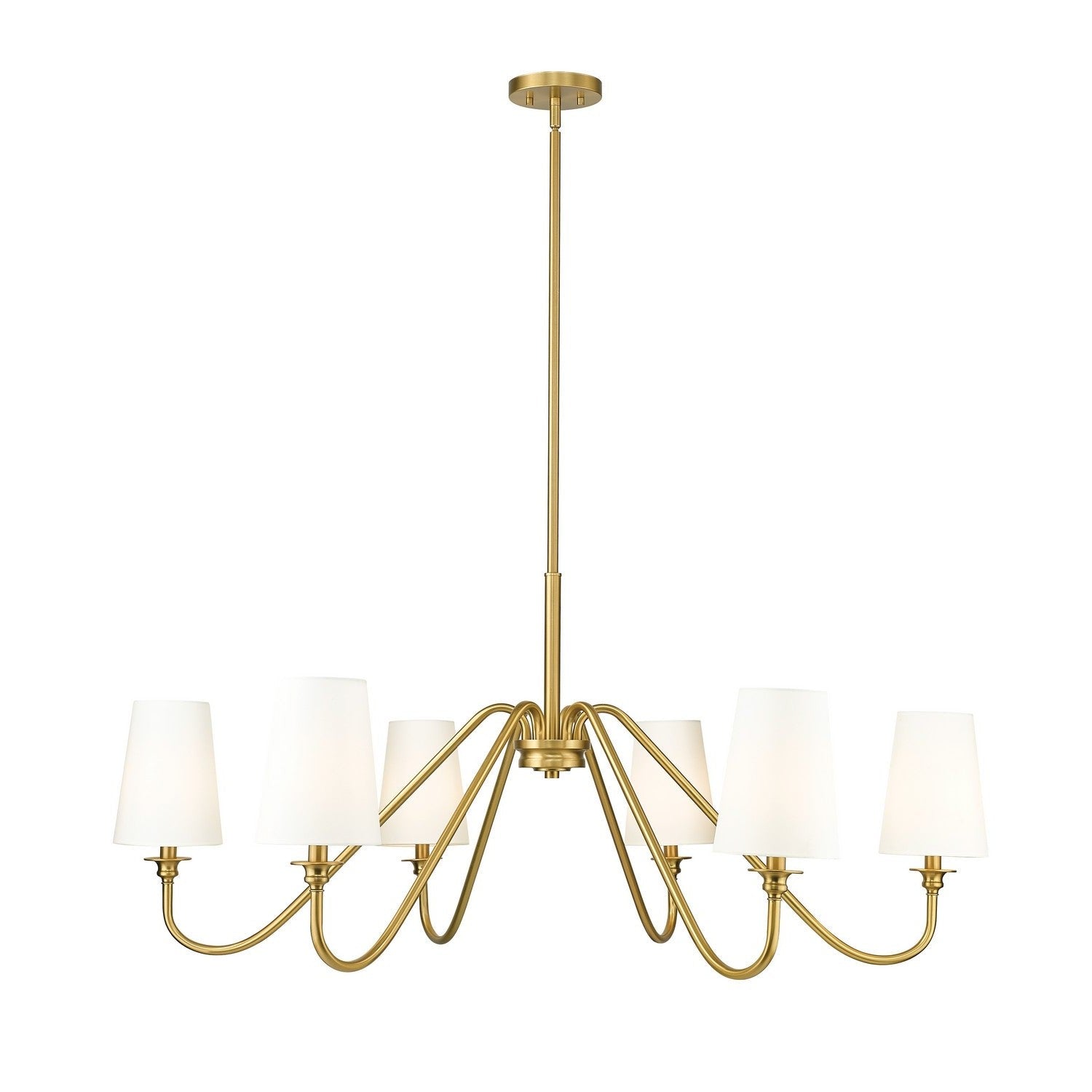 Z-Lite - 7509-6-46MGLD - Six Light Chandelier - Gianna - Modern Gold