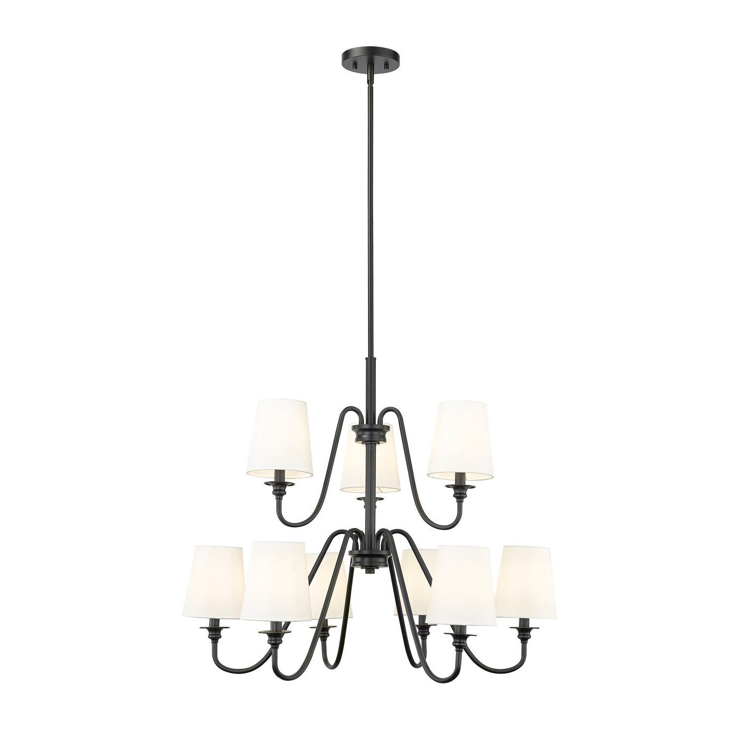 Z-Lite - 7509-9-32MB - Nine Light Chandelier - Gianna - Matte Black