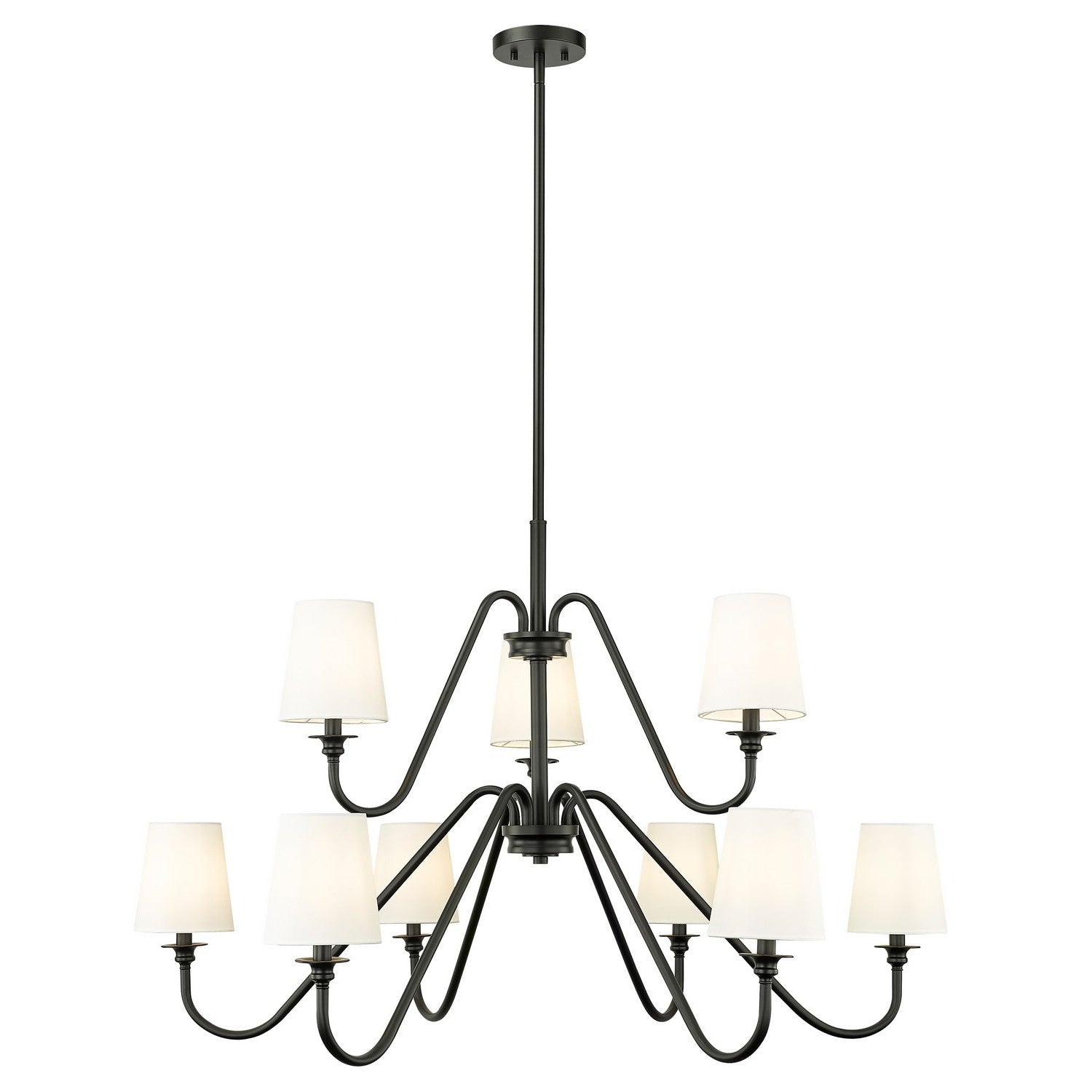 Z-Lite - 7509-9-46MB - Nine Light Chandelier - Gianna - Matte Black